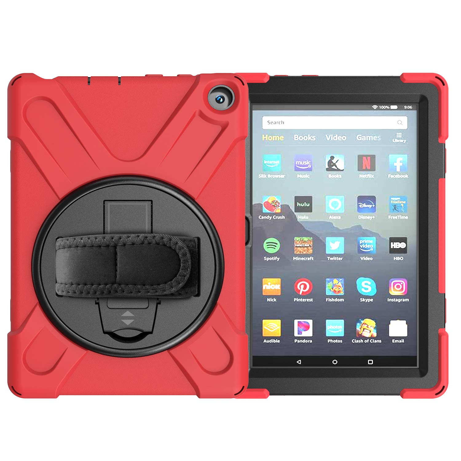 Custodia Mignova Per Amazon Fire HD 8 / HD8 Plus 2020-2022 - Cover Antiurto Rigida