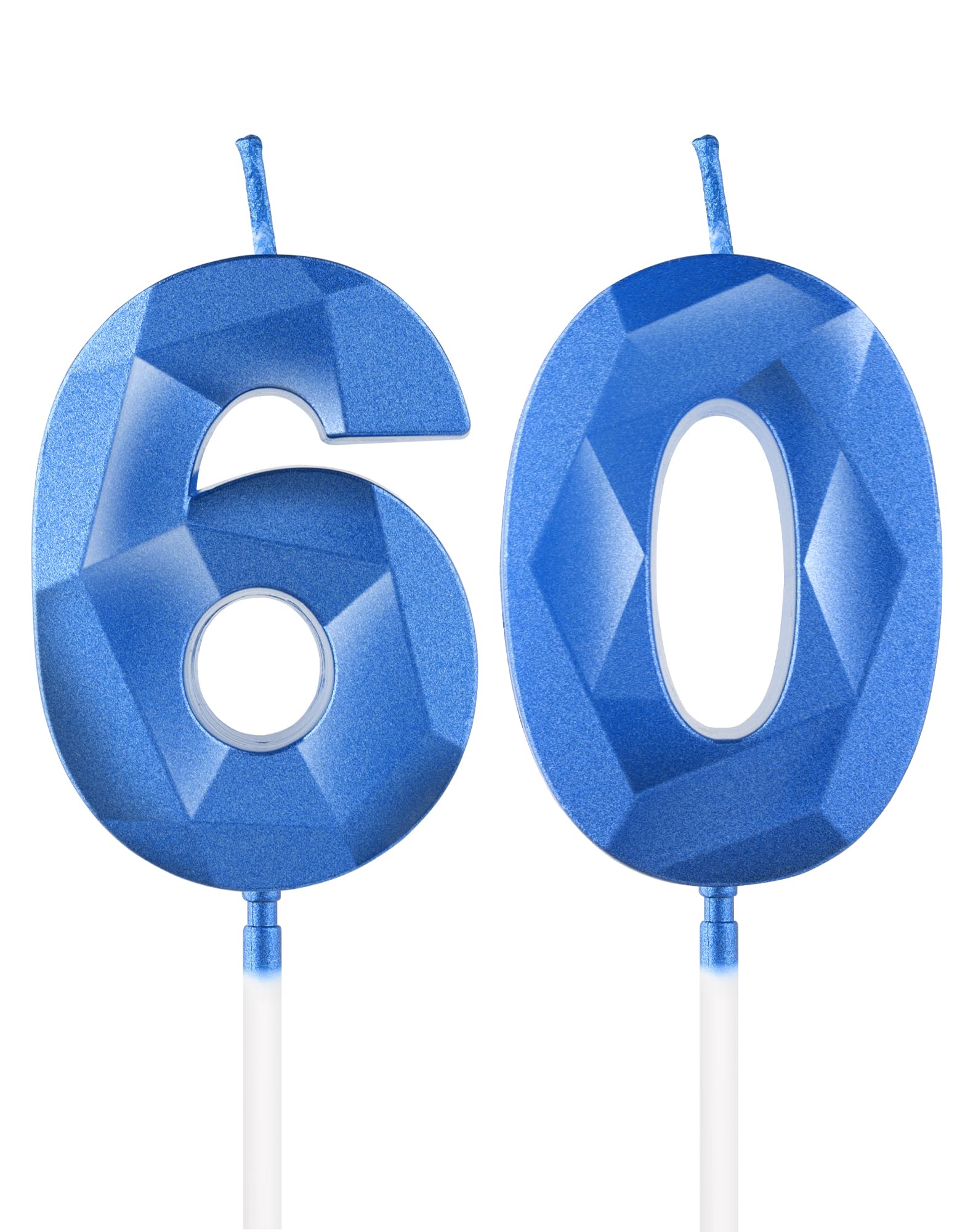 Royal Blue 13th Birthday Candles, 3D Number 13 Candle for Cake, Boy Girl 13th Birthday Decorations,Sapphire Candle Topper Blue Cake Decorations for Birthday Party Wedding Anniversary Supplies — view 199