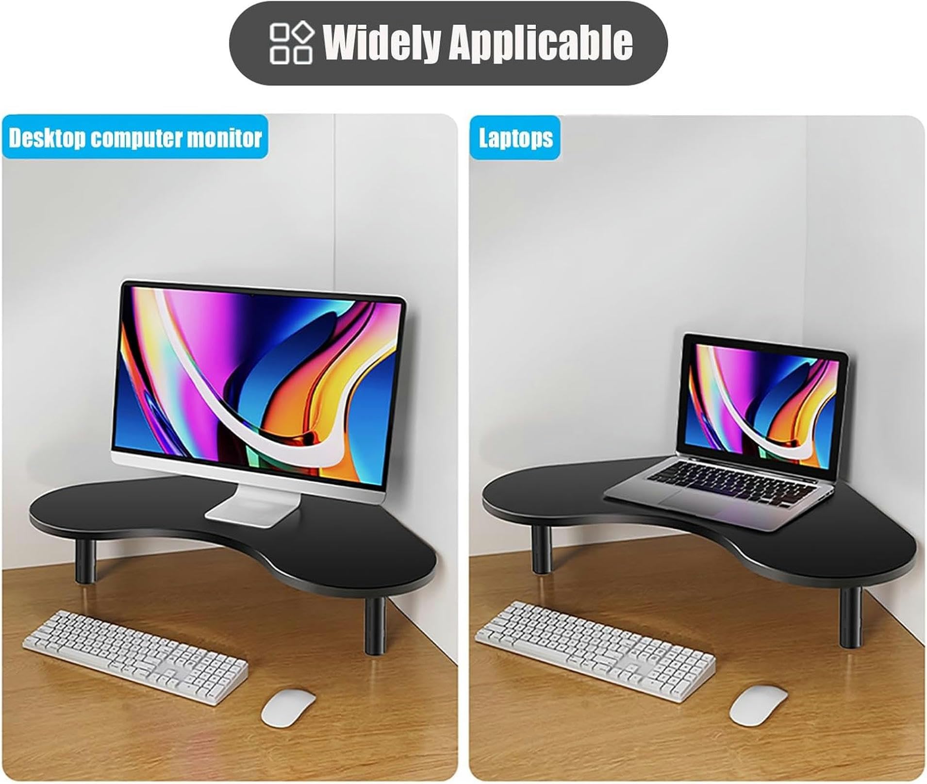 Amazon.co.jp: コーナーモニタースタンド 高さ調節可能 コーナー