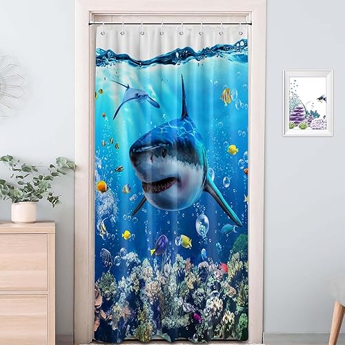 Miniatura 32 de Divertida cortina de ducha con diseño de gato japonés para juegos de decoración de baño, tela de tela impermeable con ganchos, 70 x 72 pulgadas