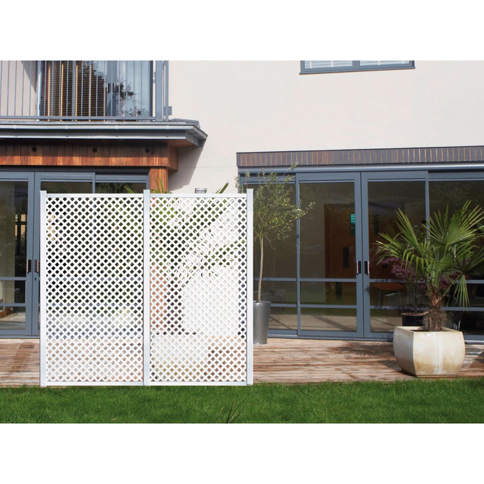 NORTENE Panel Decorativo Pp Privat Blanco Polipropileno Decorativa 1X2M 25mm