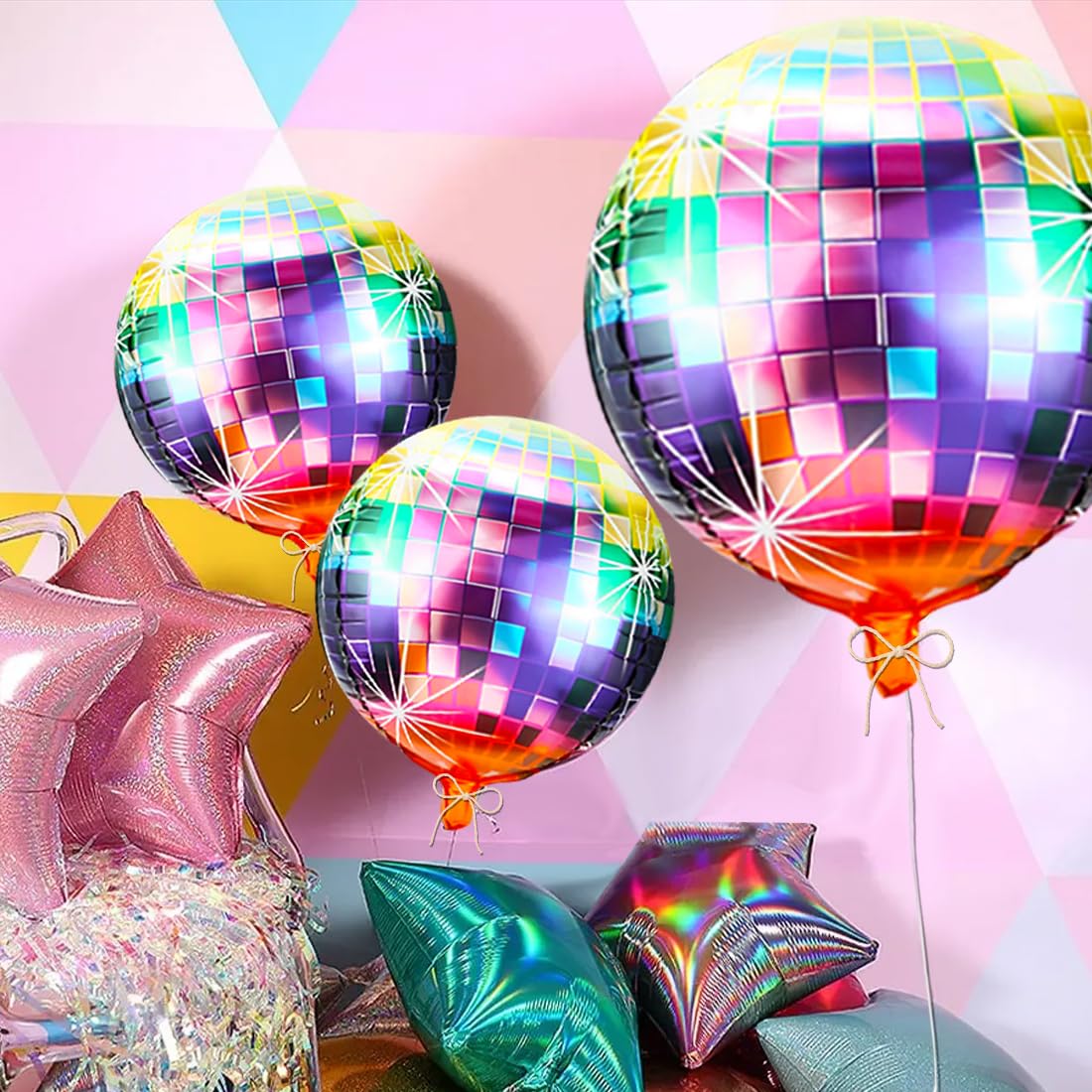 8 Stück Alufolienballons Heißluftballon-Form - 89cm Helium Ballons Für Geburtstag & Hochzeit