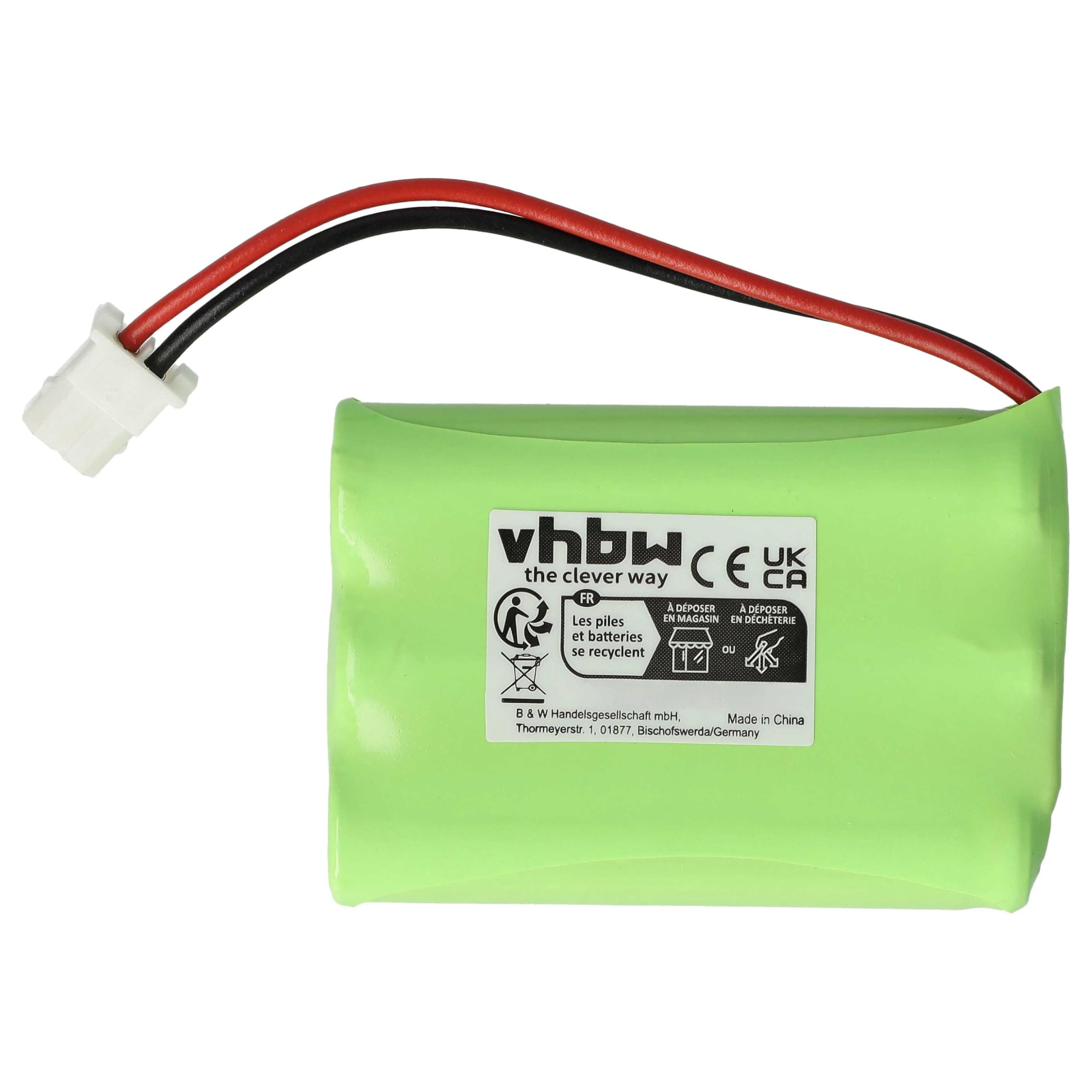 vhbw Batterie Remplacement pour Motorola HRMR03, GP80AAAHC3BMX pour Moniteur bébé, babyphone (700mAh, 3,6V, NiMH)