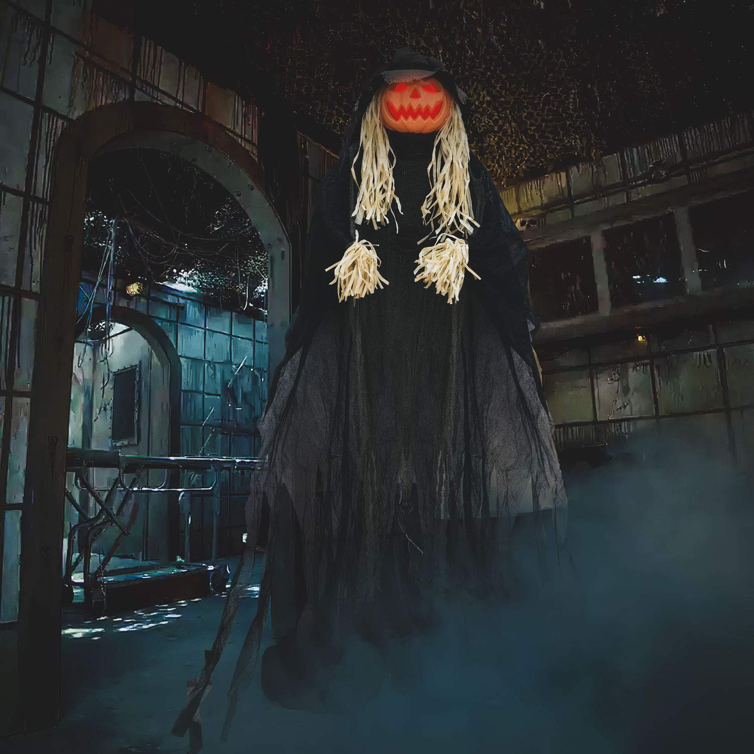 Amazon.co.jp: 73インチ ハロウィーン アニマトロニクス ハンギング