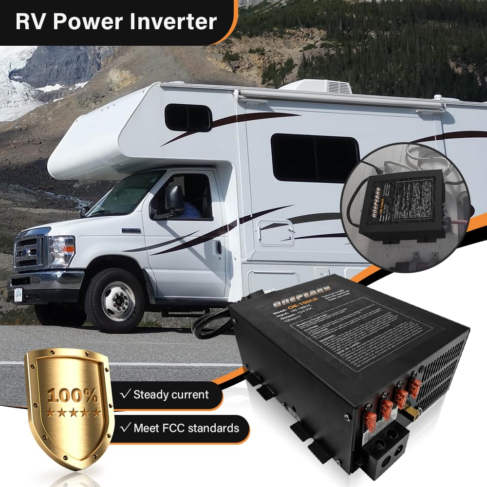 100 Amp RV Power Converter Power Converter with Builtin 4 Stage