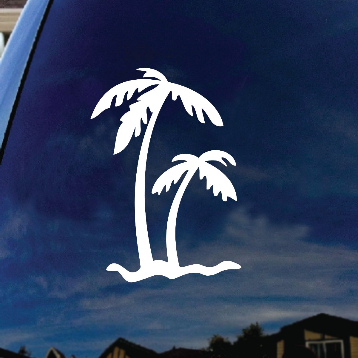 SoCoolDesign Palm Tree Car Window Vinyl Decal Sticker 4