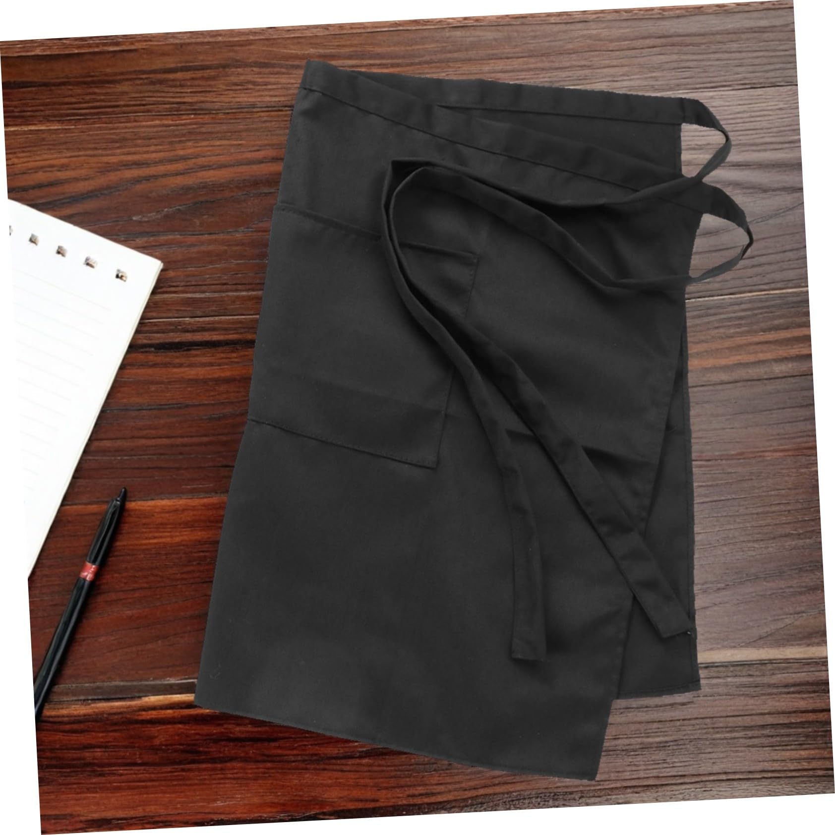 6 Piezas Delantal de Cintura Unisex para Cocina y Barbacoa Resistente al Calor con Espaciosos para Cómodo y Fácil de Limpiar