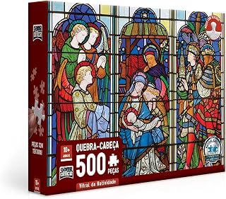 Vitral da Natividade - Quebra-cabeça - 500 peças - Toyster Brinquedos, 2947, Multicolorido
