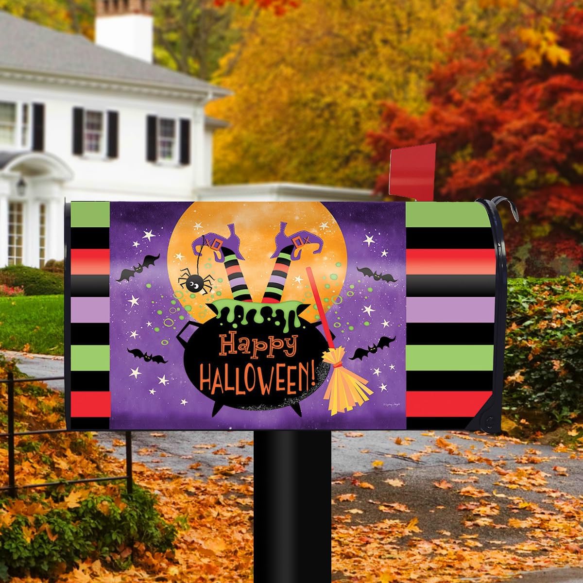 Briarwood Lane Witch Feet Halloween Mailbox Cover