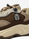 The Souled Store Star Wars: Mandalorian Men and Boys Brown Lace Up Low Top Sneakers gallery image