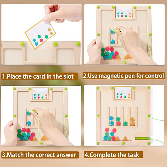 Sorting Board Matching Activity Memory Game for Seniors, Dementia & Alzheimer's Care, 1 Player, Age 65+