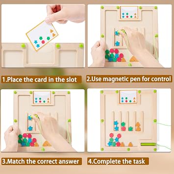 Sorting Board Matching Activity Memory Game for Seniors, Dementia & Alzheimer's Care, 1 Player, Age 65+