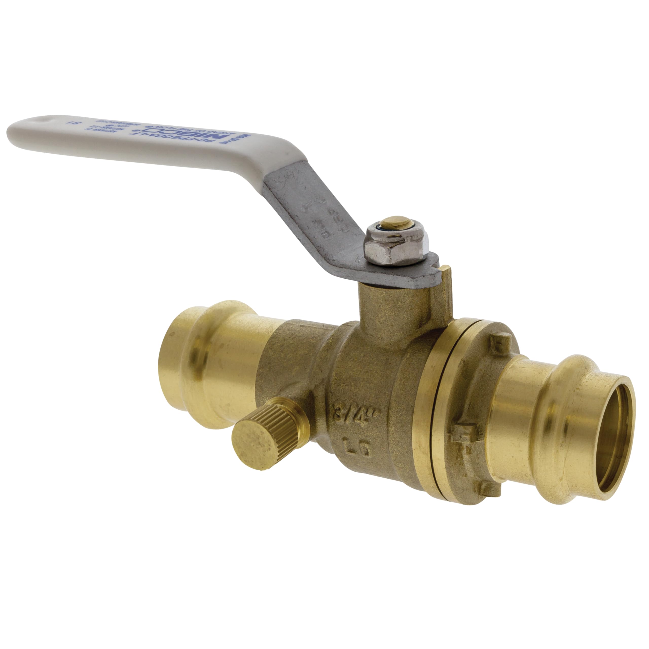 NIBCO Fig No PC-FP600A-D-LF, LF Brass Ball Valve, 1 in. x 1 in.