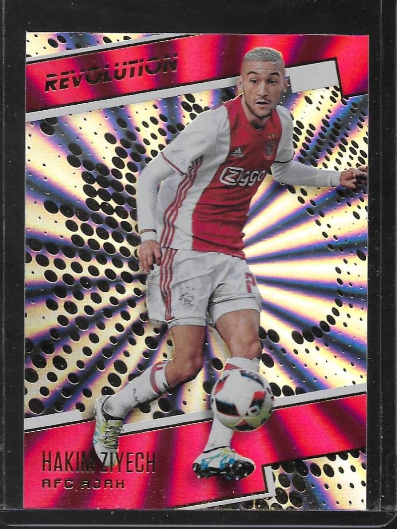 2017 Panini Revolution Sunburst #146 Hakim Ziyech AFC Ajax Soccer Card