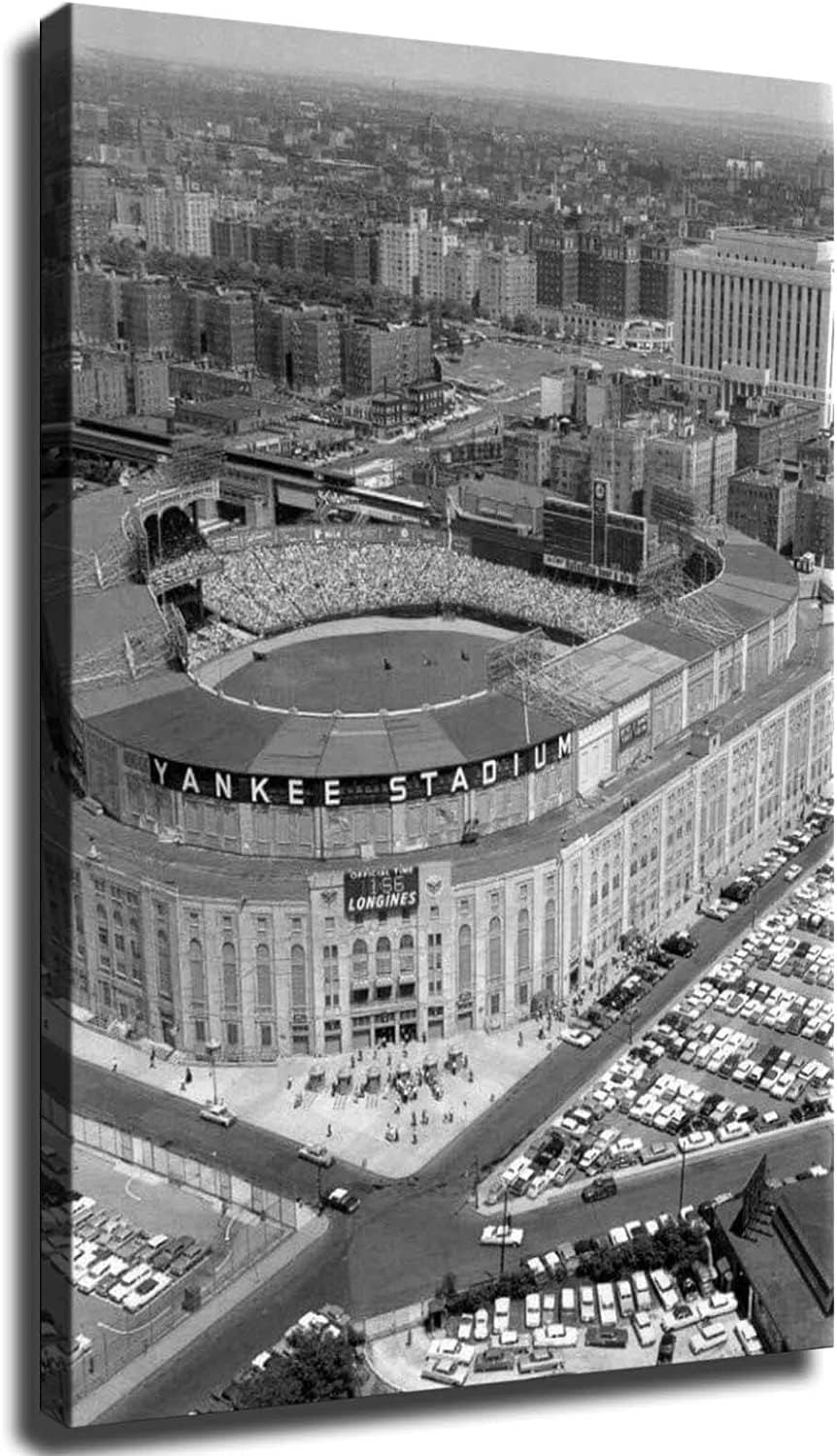 EviKoo Sports Poster New York Yankee Stadium Aerial View Bronx Yankee Stadium Poster