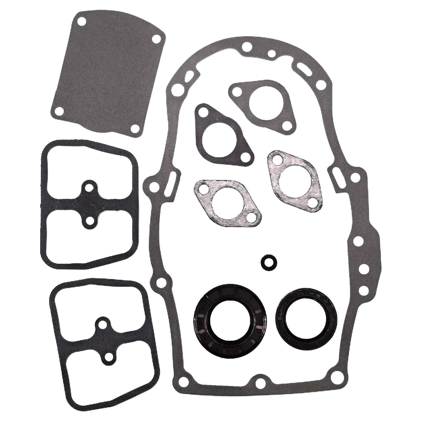 11061-7098 Gasket Crankcase Set Fit for Kawasaki FH641V FH680V FH721V Engine Replace for 11060-7012 11060-7013 Rocker Gasket with 92049-7028 Oil Seals