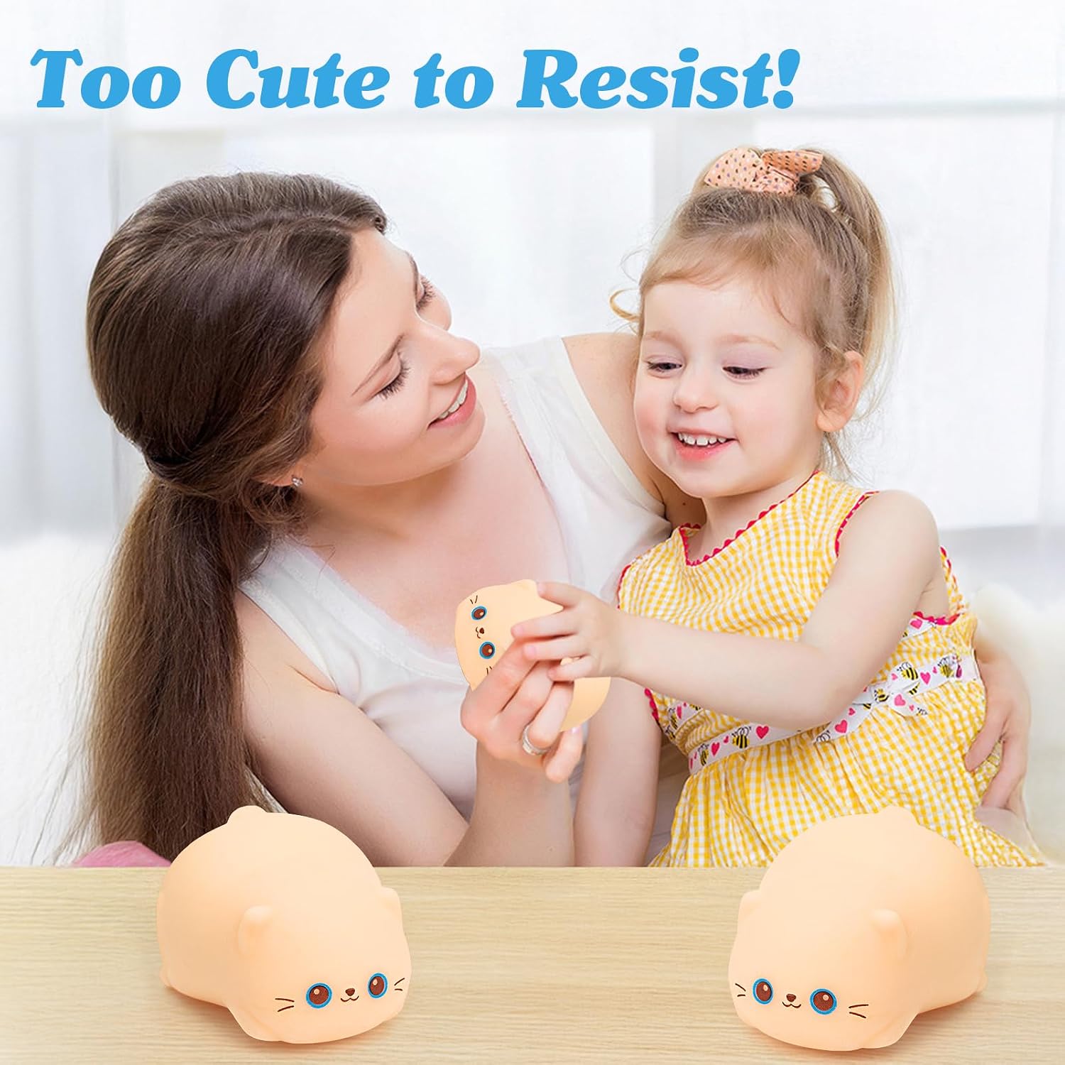 Cat Squishies Stress Balls, Cute Cat Squishy Toys for Kids Adults, Animal Fidget Toys for Anxiety Relief, Stretchy Dough Squishy Sensory Toy, Soft Squeeze Ball, Classroom Prizes Party Favors