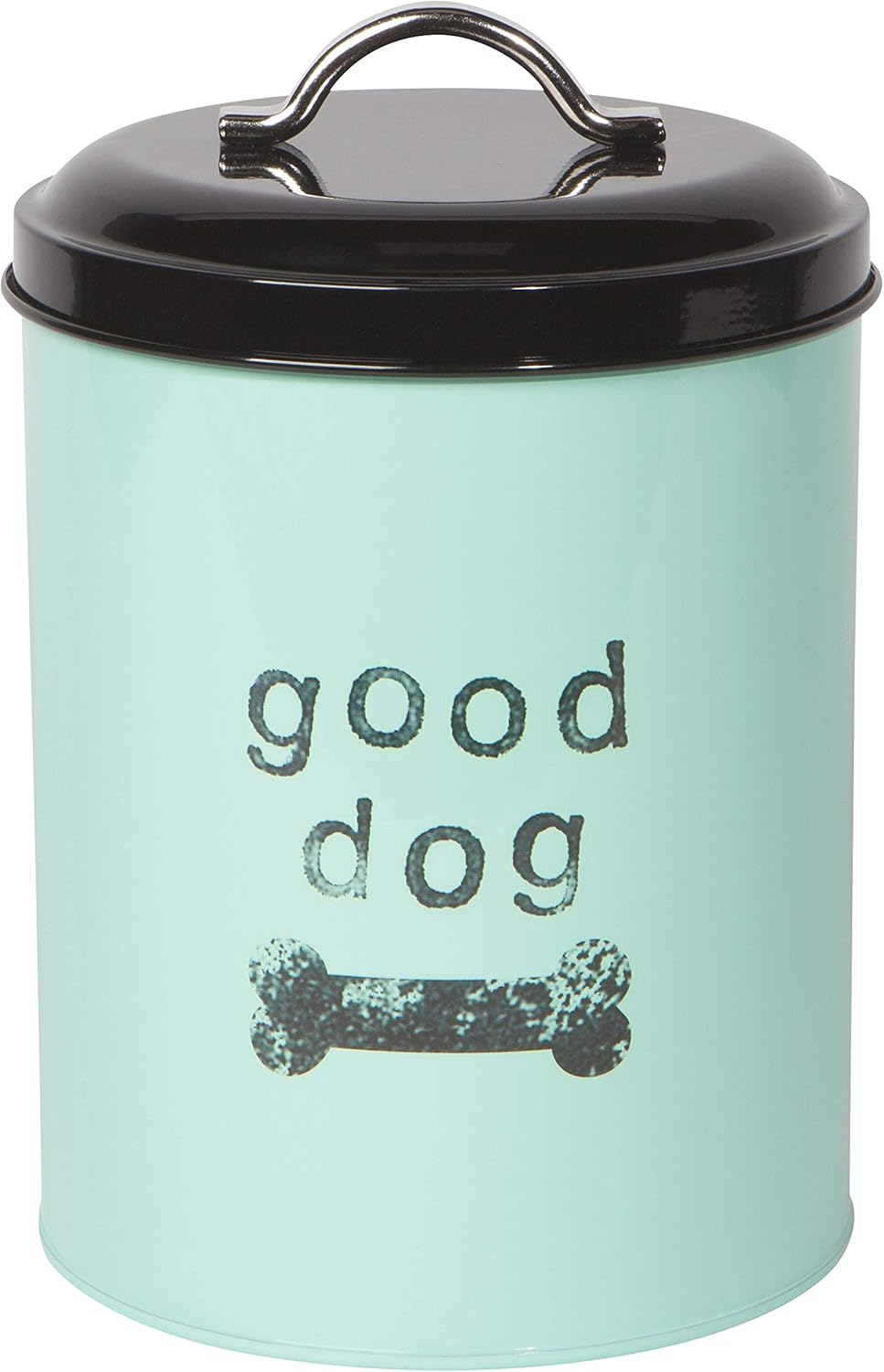 Now Designs Dog Biscuits Tin with Lid, Good Dog Design