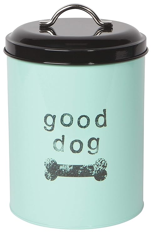 Now Designs Dog Biscuits Tin with Lid, Good Dog Design