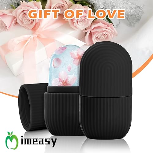 Vista 7 de IMEASY Rodillo de hielo para cara y ojos, rodillo facial de hielo mejorado, rodillo de hielo de belleza facial, herramientas para el cuidado