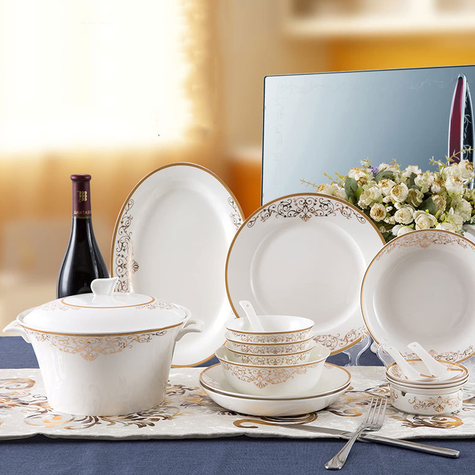 Amazon.co.jp: レトロなストーンウェアディナーセット、再利用可能な Amazon.co.jp: レトロなストーンウェアディナーセット、再利用可能な