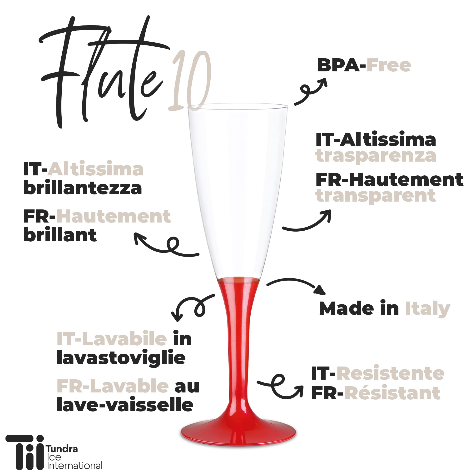 Lot 60 Flûtes à Champagne Rose Réutilisables 100 Ml - Plastique Incassable BPA-Free - Idéal Mariages Fêtes Événements
