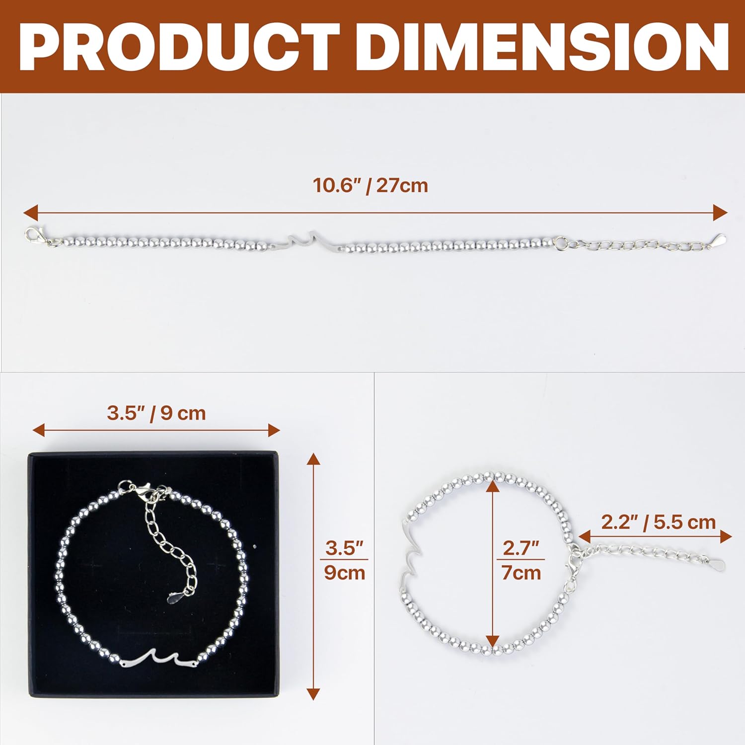 Best Retirement Gifts for Woman 2025 – Wave Bracelet for Women Retirement Jewelry, Meaningful Gift for Coworker Friend Sister Mom Grandma Nurse Teacher – You Will Be Missed Farewell Goodbye Gift Ideas - Image 4