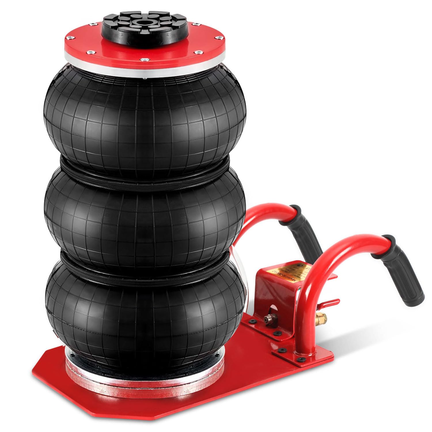 Pneumatyczny podnośnik samochodowy 3T, skok 40 cm w ciągu 5 s, wytrzymały potrójny worek powietrza (150-400 mm) z zaworem bezpieczeństwa, podnośnik powietrza 3T, do SUV/ciężarówek i warsztatów