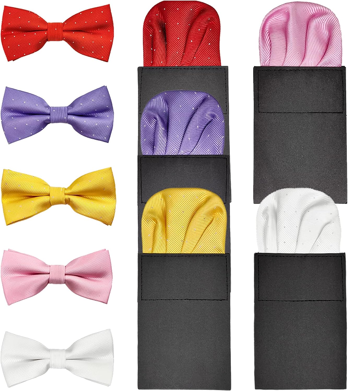 Prefolded Pocket Square for Men – Pre-Folded Handkerchief for Suits, Wedding & Business Accessory