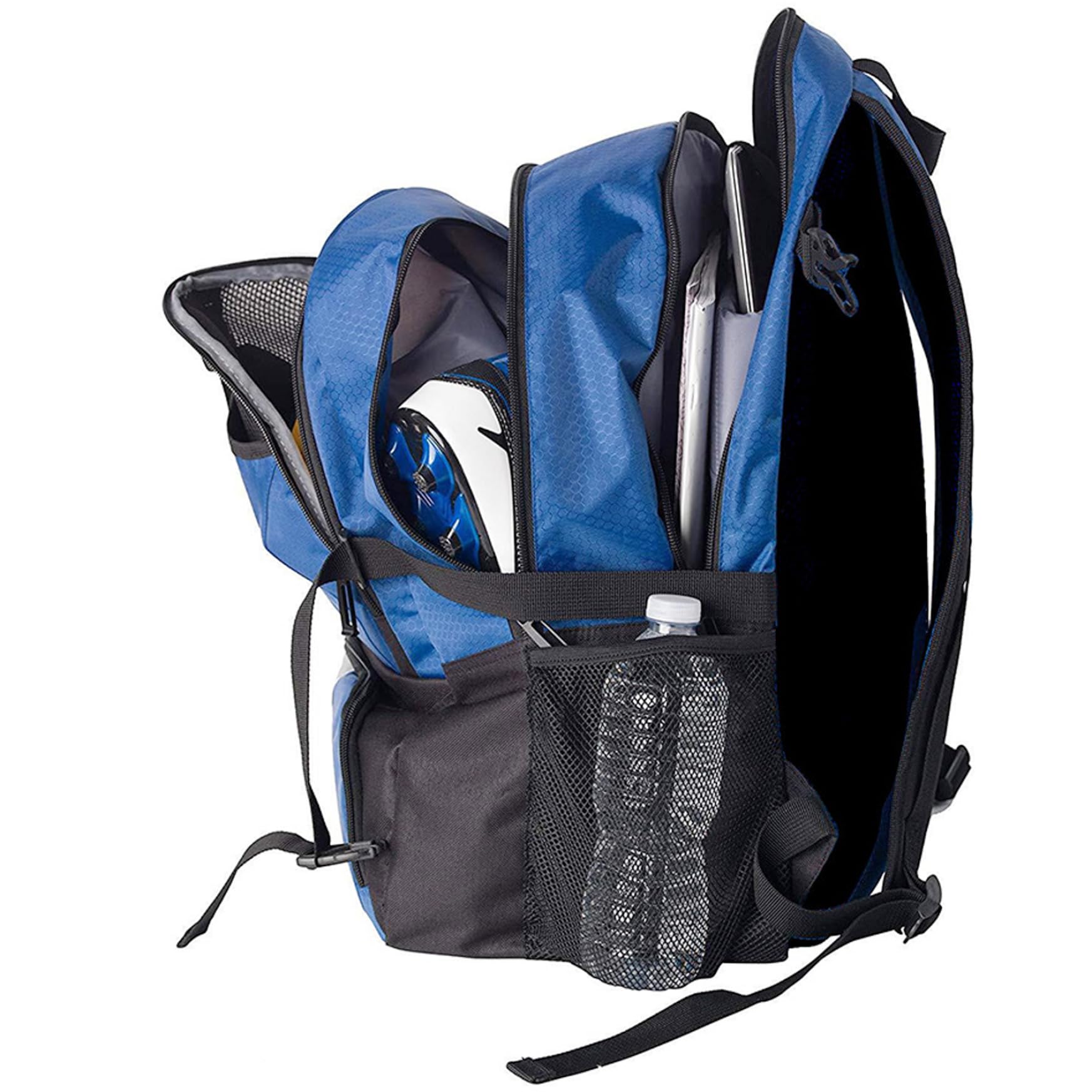 bbJJbbY バスケットボールバックパック 大容量 野球バッグ セパレートシューズコンパートメント付き バスケットボールバッグ スポーツアクセサリー 男の子 女の子 ブラック