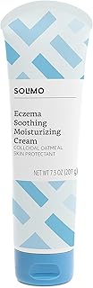 Amazon Brand - Solimo Eczema Soothing Moisturizing Cream with Colloidal Oatmeal, 7.3 Ounce