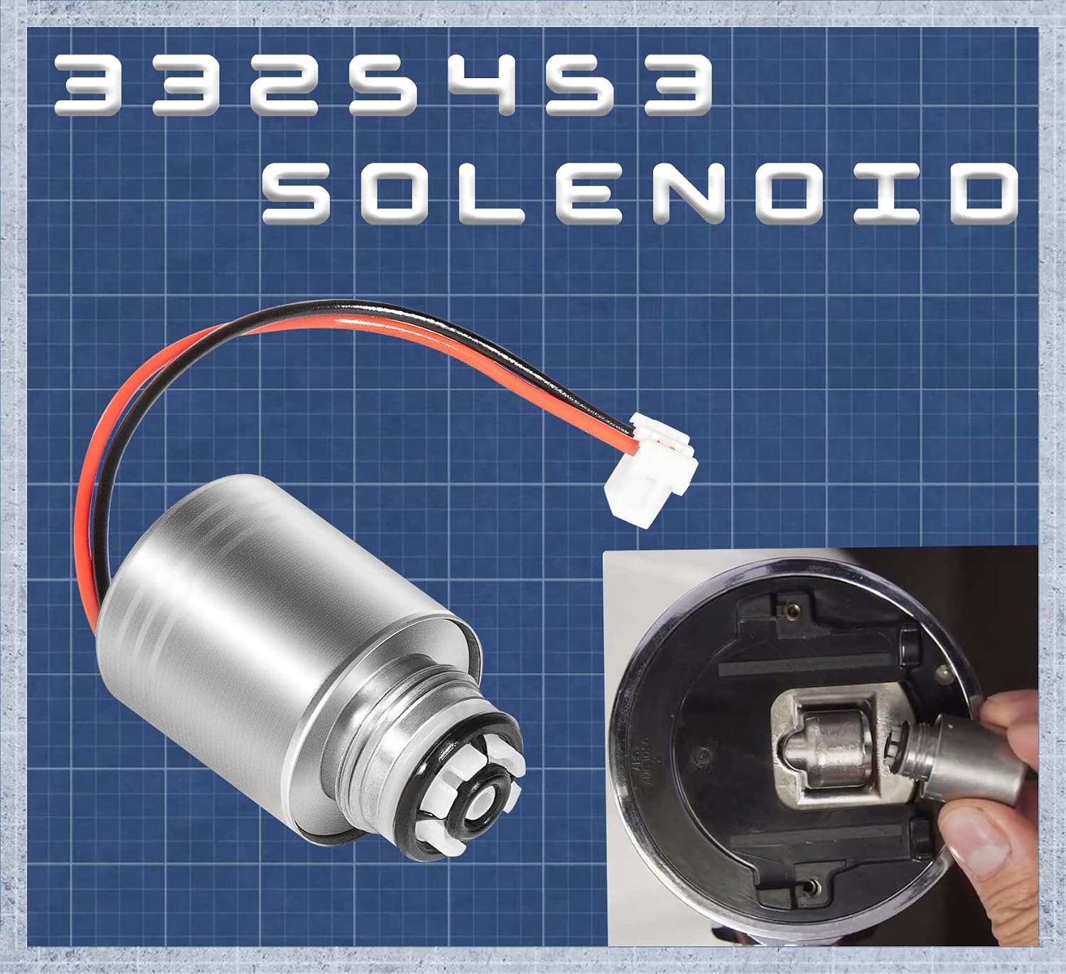 Bonbo 3325453 EBV-136-A | G2 Flush Valve Solenoid Replacement Part for Sloan Flushometers | Durable Commercial Restroom Repair Kit