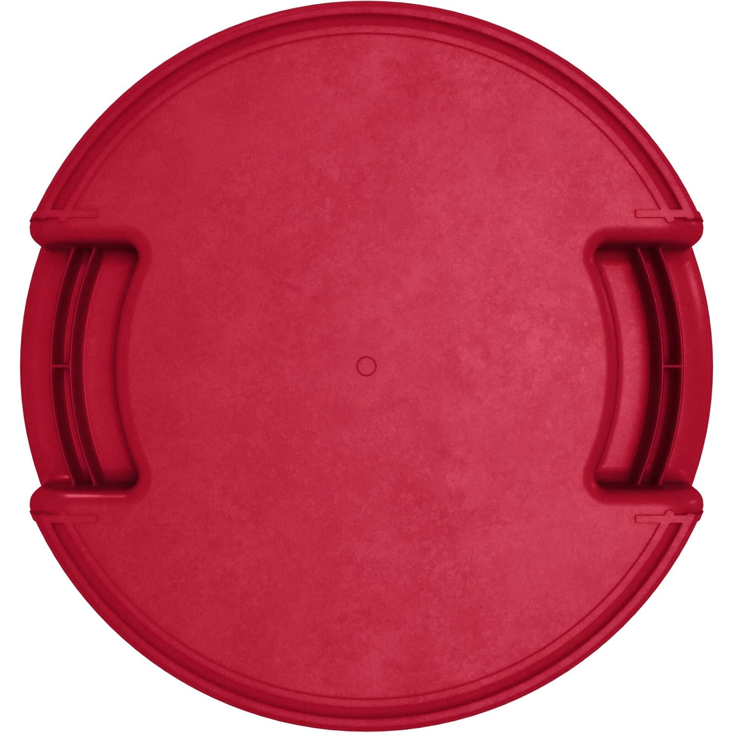 SPARTA Bronco Waste Container Trash Container, Round Trash Bin for Disposal, 10 Gallons, Red