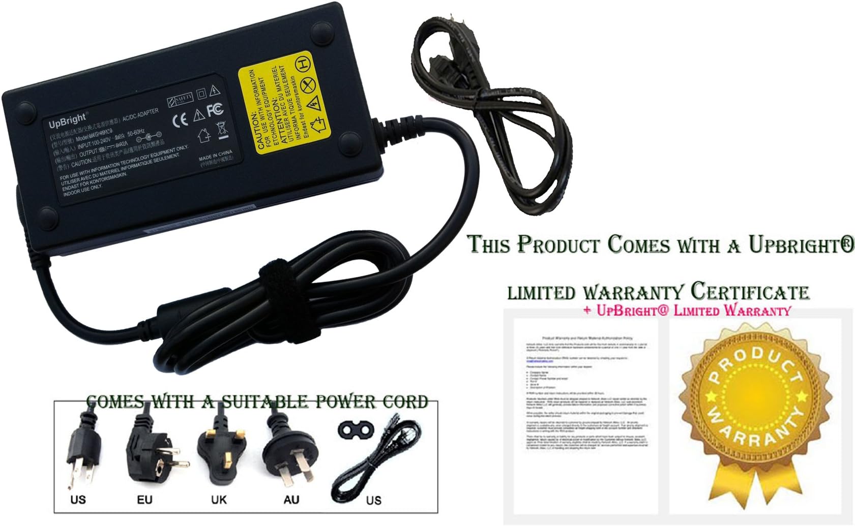 UPBRIGHT2-Prong 29V AC/DC Adapter Compatible with FBS LMD6208 LMD 6208 Power Recliner Linear Lift Chair Motor Actuator Assy 18V - 35V 29VDC Switching Power Supply Cord Cable PS Charger Mains PSU
