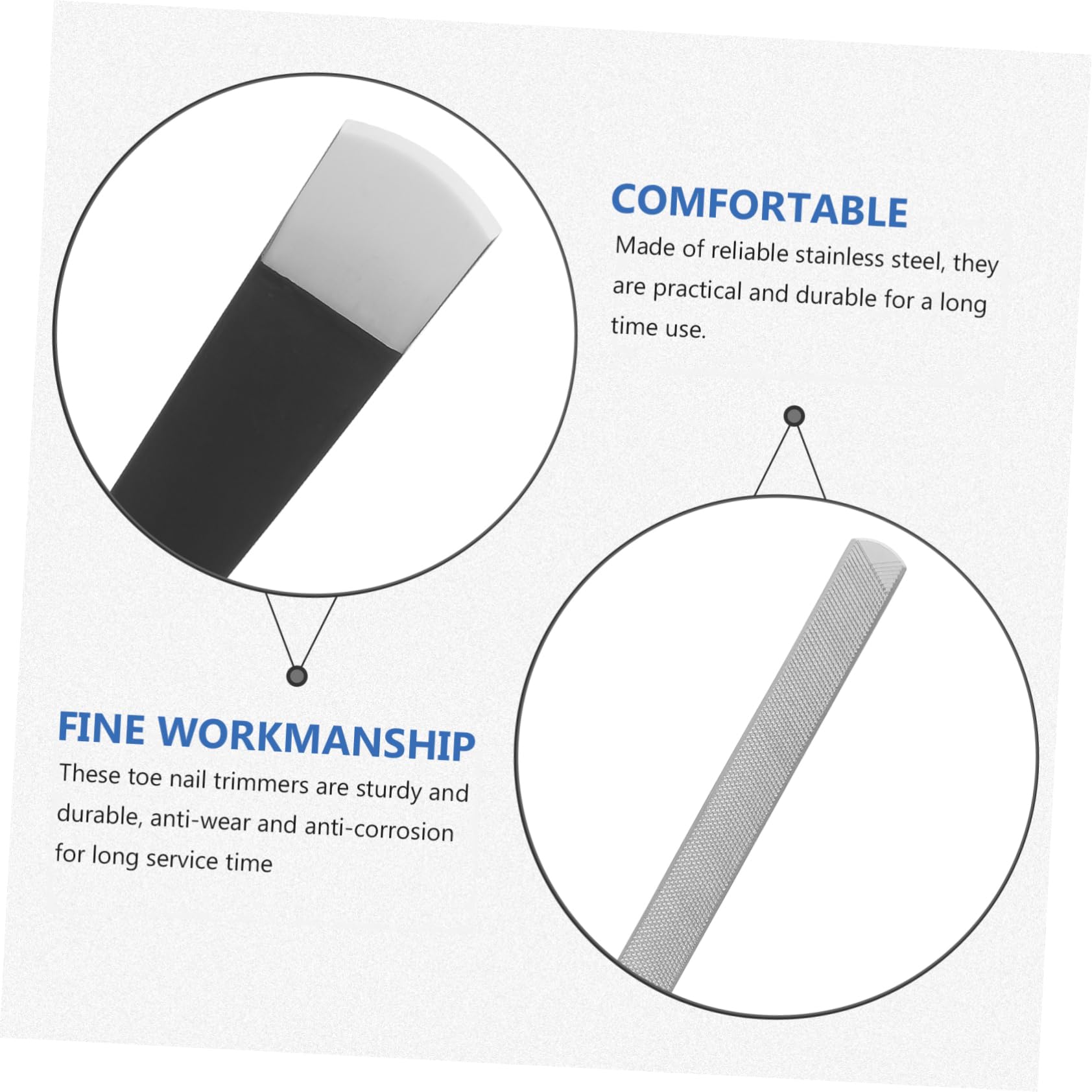 PartyKindom 1Set Stainless Steel Foot Scrubber Tool Nail Polishing Kit for Men Women Durable Dead Skin Removers Skin Scraper for Smooth Feet with Carry