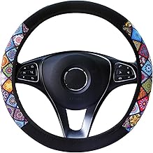 Sponsored You’re seeing this ad based on the product’s relevance to your search query.Learn more about this advertisement arrderly Ethnic Style Microfiber Breathable Anti Slip Steering Wheel Cover 37-38cm Universal