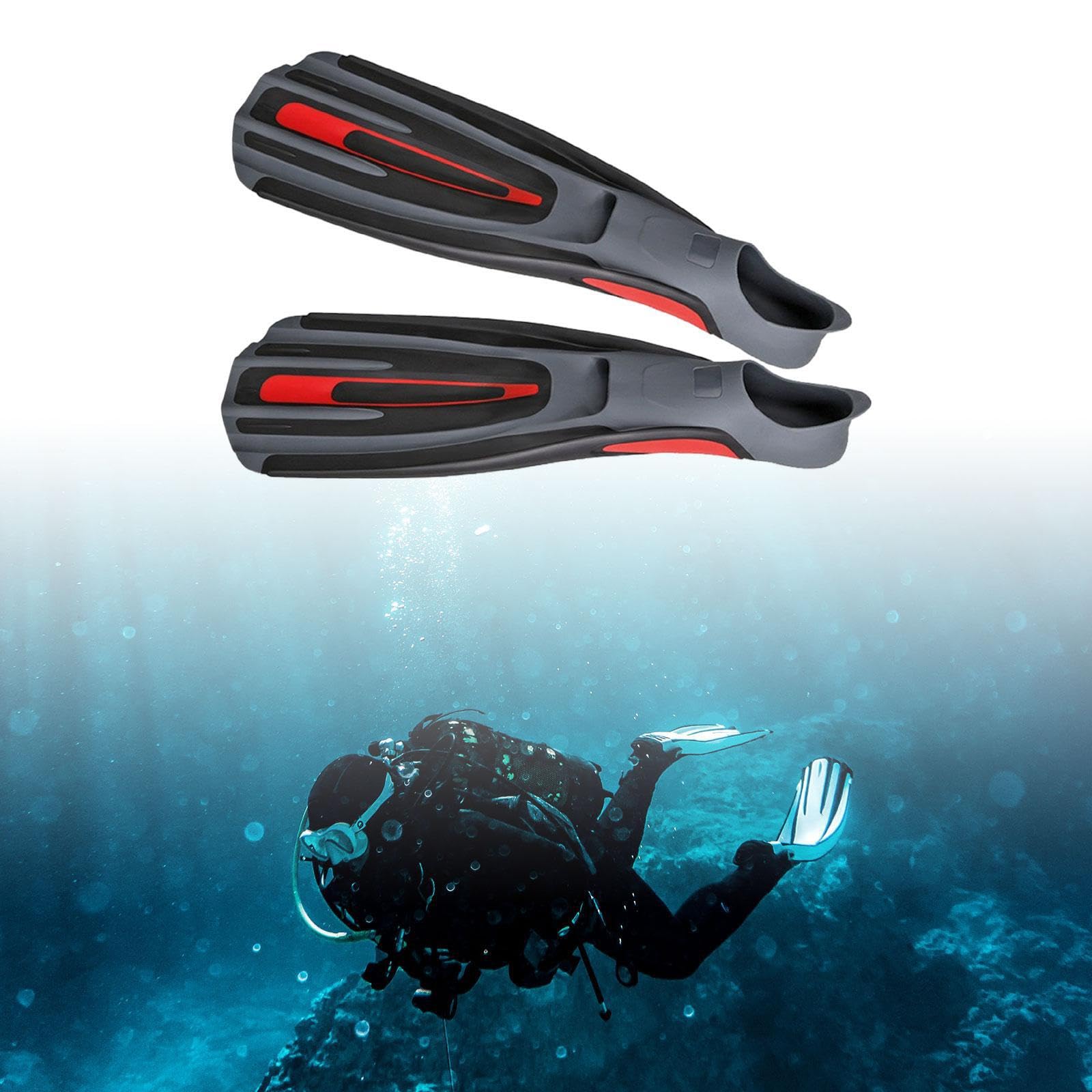 Experimente Comodidad y flexibilidad con Aletas de Snorkel genéricas para Buceo, fáciles de Poner y Quitar. Suela Antideslizante de flexibilidad Que