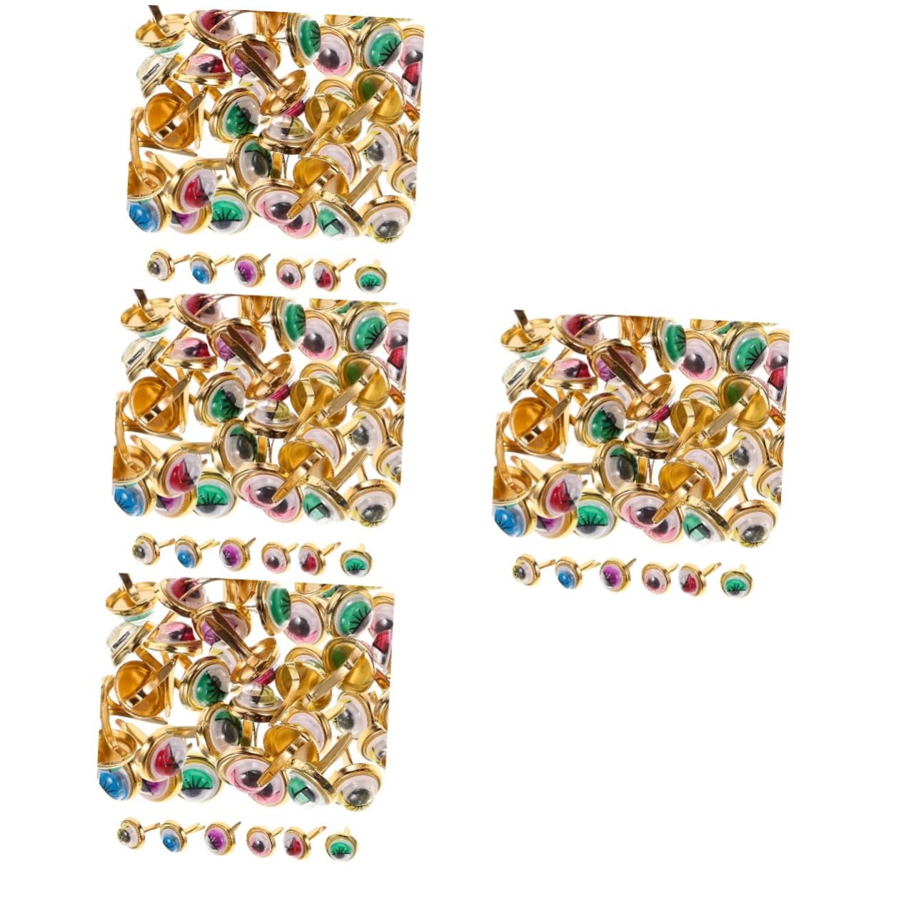 Brads pour bricolage et scrapbooking NUOBESTY attaches parisiennes