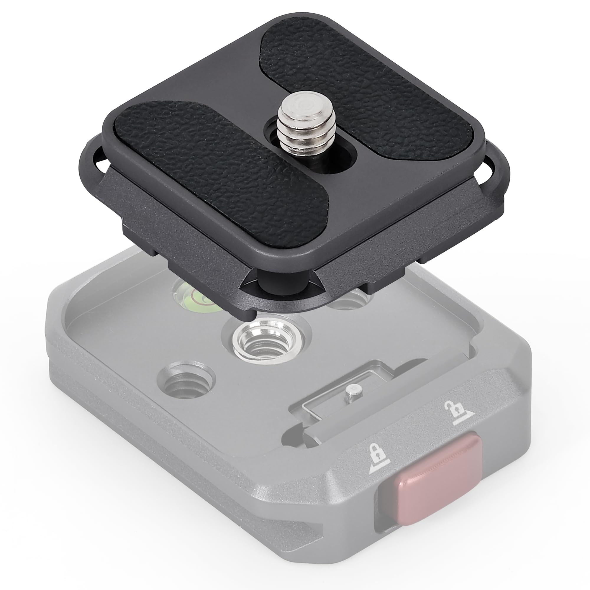 IFOOTAGE Q38-PL Quick Release Plate, Camera Quick Release Plate, Tripod Mount Quick Release Plate, QR Adapter with 1/4" Screw for Camera, Q38-PL