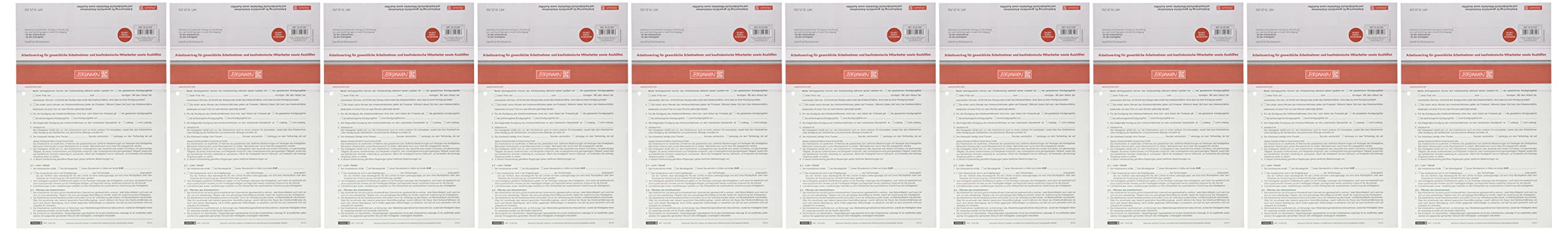 10 x Brunnen Employment Contract Commercial.