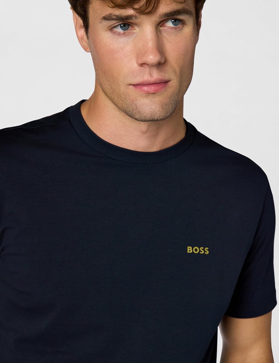 BOSS Men's Contrast Logo Cotton Stretch T-Shirt - Image 4