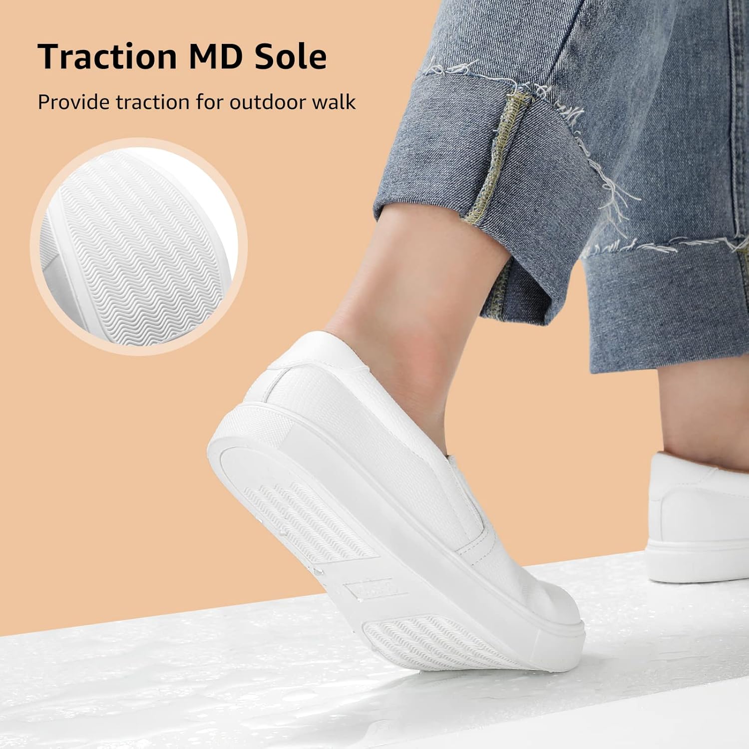 STQ Slip On Shoes for Women Comfort Fall Loafers Soft Business Casual Sneakers - Image 6