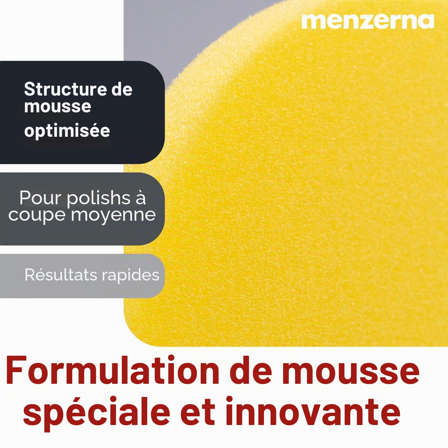 menzerna Éponge de Polissage Medium Cut Foam