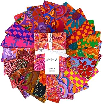 Kaffe Fassett Collective August 2024 Hot 20 Fat Quarters FreeSpirit Fabrics