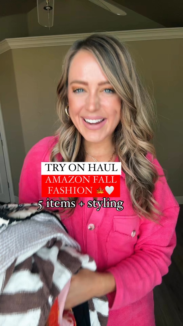Watch Fall women try on haul on Amazon Live