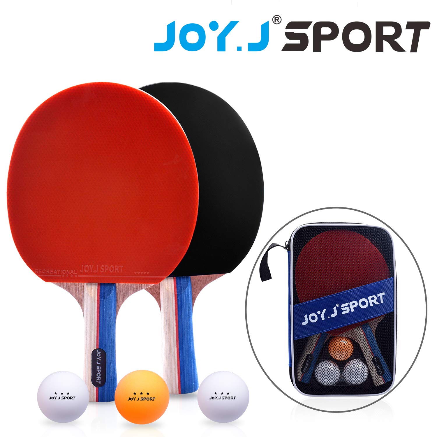 Raquette de Tennis de Table, Set de Ping Pong pour Famille, École et Club de Sport
