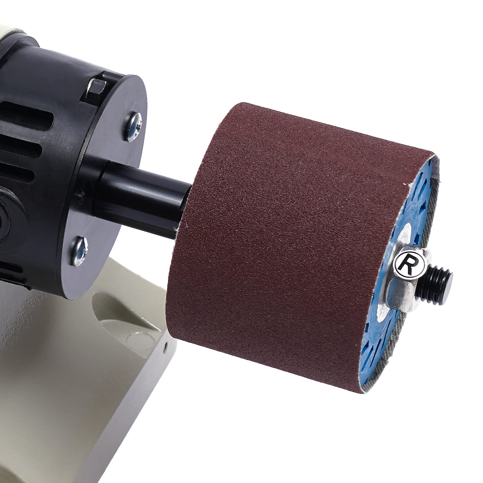 350W Polisseuse Électrique Cuir Meuleuse Polisseuse Polisseuse 0-8000rpm Meuleuse Professionnelle, Polisseuse en Cuir Polisseuse 32x18x18cm