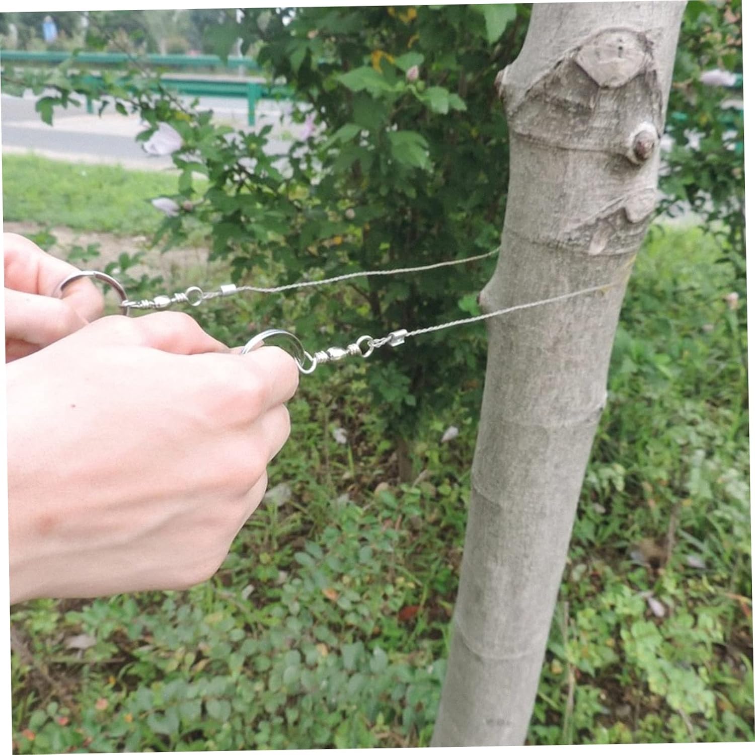 3pcs Stainless Steel Survival Wire Saws Durable Folding Hand Tools for Outdoor Activities Camping and Emergency Situations Lightweight and Portable for Quick Cutting