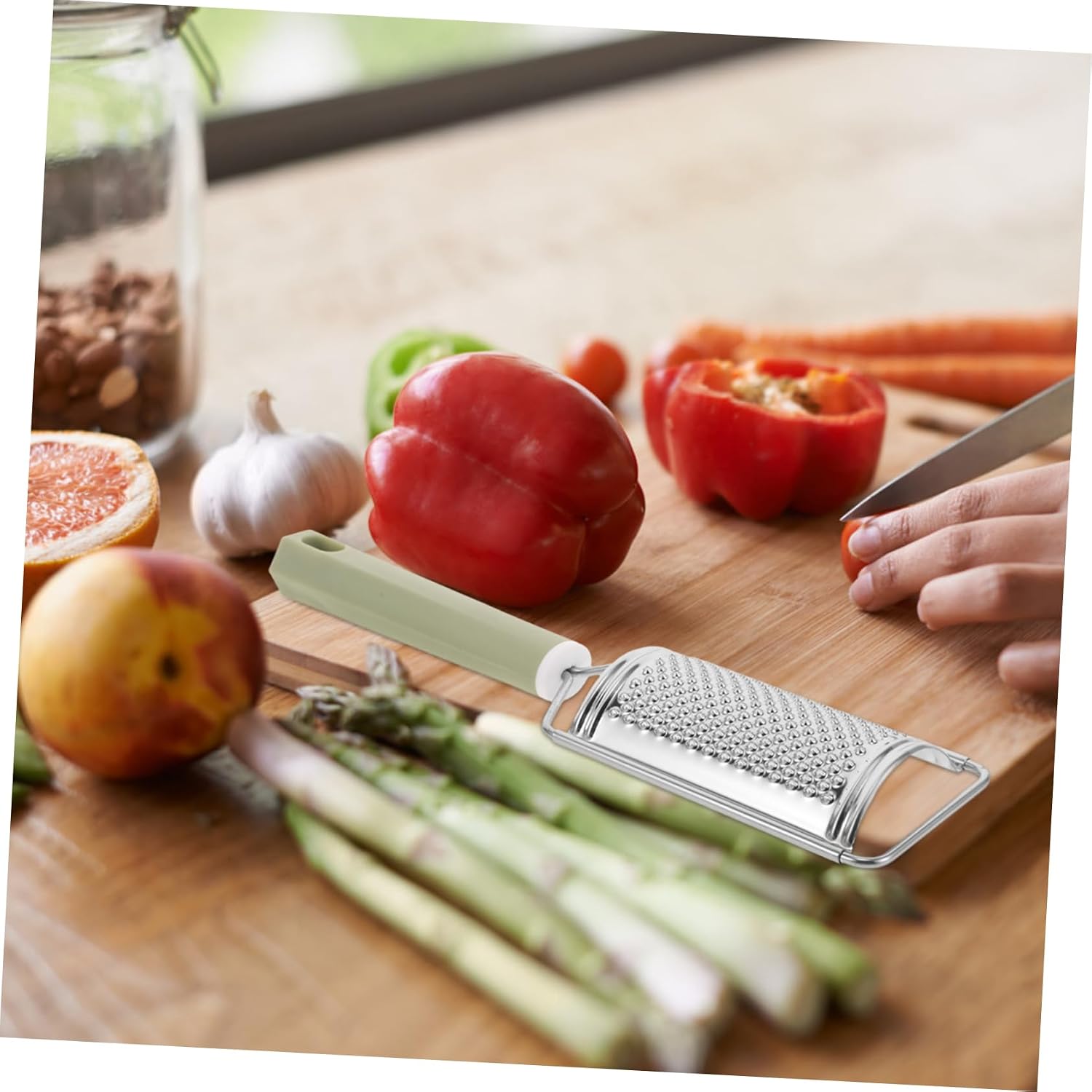 Cheese Grater with PP Handle Stainless Steel for Kitchen Use
