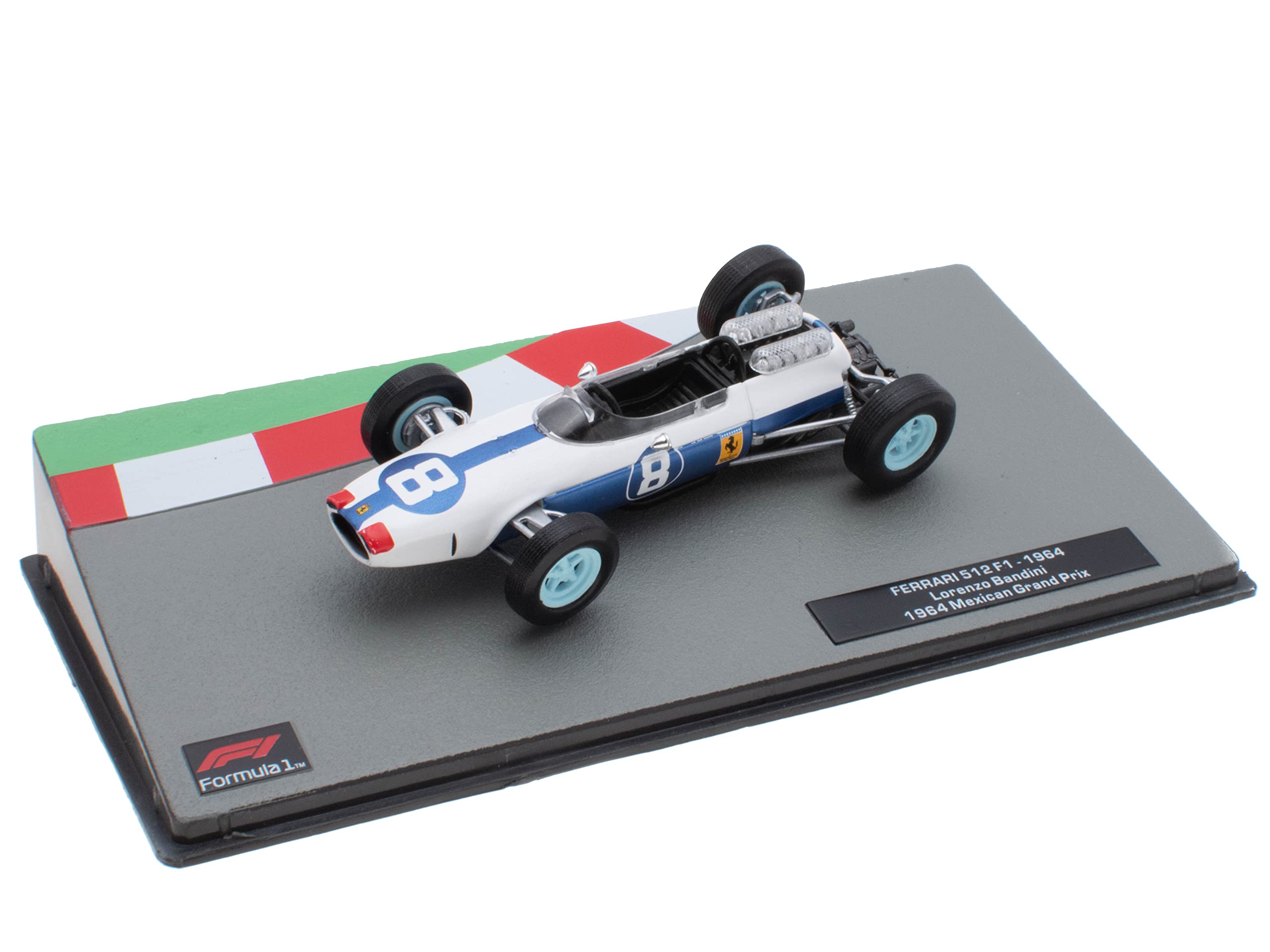 OPO 10 - Miniature car Formula 1 1/43 compatible with FERRARI 512 F1 - Lorenzo Bandini - 1964 - FD048